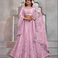 Butterfly Net Embroidered Lehenga Choli for Elegant Style - MYLUXURY LANE ENTERPRISE